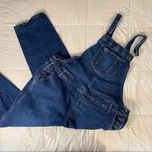 Womens Plus 18/20 Old Navy Denim Straight Leg Overalls